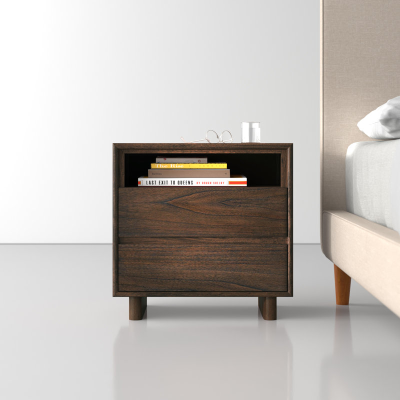 Horizon 2 Drawer Nightstand AllModern